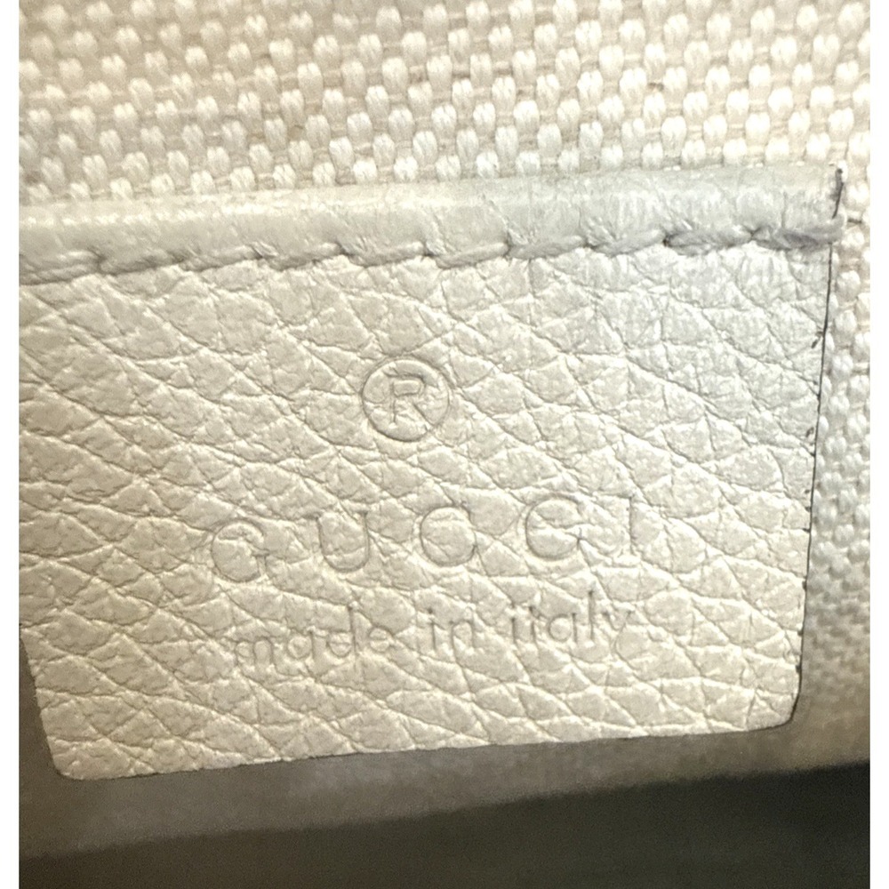 Authentic VTG Gucci Print Belt Bag Belt Logo Ivory Leather Bumbag Luxury - Picture 11 of 12